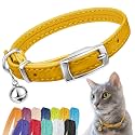 CollarDirect Leather Cat Collar Cat Safety Collar