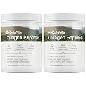 CollaVita Collagen Peptides (2 Month Supply) Grass-Fed Pasture-Raised Hydrolyzed Collagen Powder, Type I & III Hair, Nails, Skin & Joints, Non-GMO, Paleo & Keto, Unflavored 10 oz 2 Pack 30 Serving x 2
