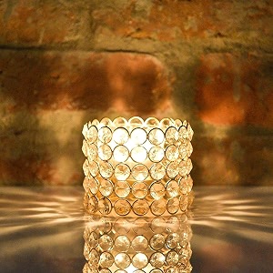 collectible india brass tea light holder 4 x 4 x 35 inch gold