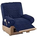 Collections Etc Diamond-Shape Quilted Stretch Recliner Cover