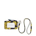 Vera Bradley Collegiate Zip Id Case and Lanyard Combo (Multiple Teams Available) Keyring