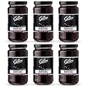 Collins Stemmed Black Cocktail Cherries, Drinks Garnish for Manhattans & Old Fashioneds, Whiskey Cocktails, Black Cherry in Bordeaux Syrup for Baking & Desserts, Set of 6, 10 oz Jars
