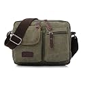 Small Vintage Canvas Crossbody Purse Travel Shoulder Bags Messenger Satchel Bag