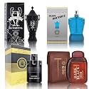 Cologne for Men Set (100ml x 4PCS Variety Pack), DarkOud, InvictGun, SeanB, Hunter Noir, Long Lasting Perfume for Men All Day Use