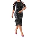 Cololura Sexy Elegant Women Sequin Long Sleeve