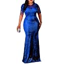 Cololura Sexy Sequin Tassel Mesh Perspective Party