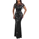 Cololura Sexy Sequin Tassel Mesh Perspective Party