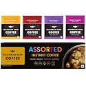 COLOMBIAN BREW COFFEE Colombian Brew Assorted Instant Coffee Powder Box |Gift Pack Box Diwali, Rakhi| 80Gm|Strong,Vanilla,Hazelnut,Caramel|