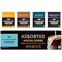 COLOMBIAN BREW COFFEE Colombian Brew Assorted Mocha Instant Coffee Powder Box |Gift Pack Box Diwali, Rakhi| 80Gm|Strong,Double Chocolate,Mint,Blueberry|