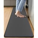 Color&amp;Geometry Antifatigue Kitchen Mat for Floor 20x71-3/4 in Thick, Grey
