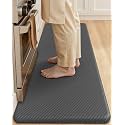 Color&amp;Geometry Antifatigue Kitchen Mat for Floor 20x47-3/4 in Thick, Grey