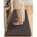 Color&amp;Geometry Antifatigue Kitchen Mat for Floor 20x39-3/4 in Thick, Brown