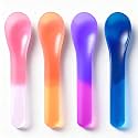Color Changing Ice Cream Spoons, 60-Pack Individually Wrapped