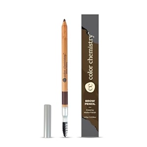 color chemistry eyebrow pencil umber eb03 108 g  with spoolie to outline shape amp fill brows with ultra-precise dual ended brush