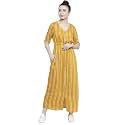 Color Cocktail Women39s Yellow Stripe Dress