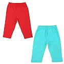 Colorfly Girl Baby Cotton Multi Color Leggings(Pack of 2)