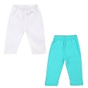 Color Fly Girl Baby Cotton Multi Color Leggings(Pack of 2)