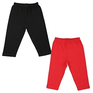color fly girl baby cotton multi leggings pack of 2