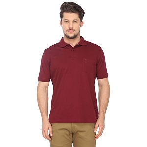 Color Plus Mens Solid Polo T-Shirt