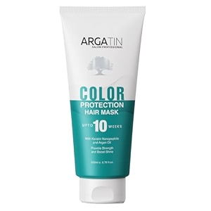 professional color protection hair mask with keratin nanopeptide and argan oil 200ml