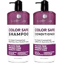 Color Safe Shampoo and Conditioner Set – Anti-Fade Protection for Color Treated, Dyed &amp; Highlighted Hair – Sulfate &amp; Paraben Free, Hydrating Formula with Rosemary, Coconut &amp; Argan Oil for Women &amp; Men
