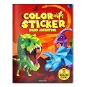 Color with Sticker - Dino Adventure