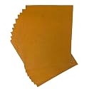 Color Zebra Brown Emery Paper Pack of 10, Grit-100,Sandpaper, Brown sanding paper for wall wood and metal