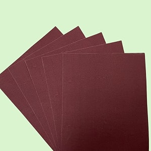 color zebra sand paperemery papersanding paper grit - 120 pack of 05 sheets of aluminum oxide sanding paper for dry sanding of wood and metal