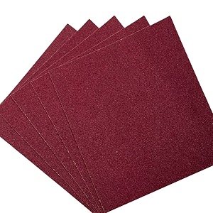 color zebra sand paperemery papersanding paper grit - 80 pack of 05 sheets of aluminum oxide sanding paper for dry sanding of wood and metal