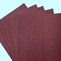 Color Zebra Sand Paper/Emery Paper Grit - 100, Pack of 05 Sheets of Aluminum Oxide for Dry Sanding of Wood and Metal
