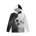 Coloranimal Girls Boys Sports Casual Long Sleeve Sweatshirts Hoodies with Front Pocket Sweater Tops Age 6-16year