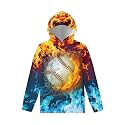 Coloranimal Girls Boys Sports Casual Long Sleeve Sweatshirts Hoodies with Front Pocket Sweater Tops Age 6-16year