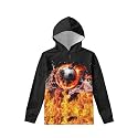 Coloranimal Girls Boys Sports Casual Long Sleeve Sweatshirts Hoodies with Front Pocket Sweater Tops Age 6-16year