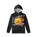Coloranimal Girls Boys Sports Casual Long Sleeve Sweatshirts Hoodies with Front Pocket Sweater Tops Age 6-16year