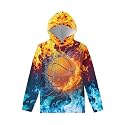 Coloranimal Girls Boys Sports Casual Long Sleeve Sweatshirts Hoodies with Front Pocket Sweater Tops Age 6-16year