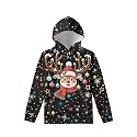 Coloranimal Girls Boys Sports Casual Long Sleeve Sweatshirts Hoodies with Front Pocket Sweater Tops Age 6-16year
