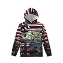Coloranimal Girls Boys Sports Casual Long Sleeve Sweatshirts Hoodies with Front Pocket Sweater Tops Age 6-16year