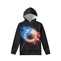Coloranimal Girls Boys Sports Casual Long Sleeve Sweatshirts Hoodies with Front Pocket Sweater Tops Age 6-16year