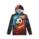 Coloranimal Girls Boys Sports Casual Long Sleeve Sweatshirts Hoodies with Front Pocket Sweater Tops Age 6-16year