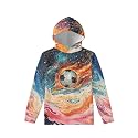 Coloranimal Girls Boys Sports Casual Long Sleeve Sweatshirts Hoodies with Front Pocket Sweater Tops Age 6-16year