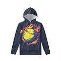 Coloranimal Girls Boys Sports Casual Long Sleeve Sweatshirts Hoodies with Front Pocket Sweater Tops Age 6-16year