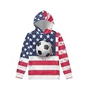 Coloranimal Girls Boys Sports Casual Long Sleeve Sweatshirts Hoodies with Front Pocket Sweater Tops Age 6-16year