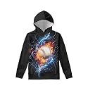Coloranimal Girls Boys Sports Casual Long Sleeve Sweatshirts Hoodies with Front Pocket Sweater Tops Age 6-16year