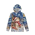 Coloranimal Girls Boys Sports Casual Long Sleeve Sweatshirts Hoodies with Front Pocket Sweater Tops Age 6-16year