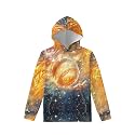Coloranimal Girls Boys Sports Casual Long Sleeve Sweatshirts Hoodies with Front Pocket Sweater Tops Age 6-16year