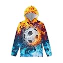 Coloranimal Girls Boys Sports Casual Long Sleeve Sweatshirts Hoodies with Front Pocket Sweater Tops Age 6-16year
