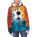 Coloranimal Unisex Girls Boys Long Sleeve Casual Hoodies &amp; Sweatshirts Tops Kids Zip Up Jacket Coat Age 6-16 Year
