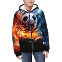 Coloranimal Unisex Girls Boys Long Sleeve Casual Hoodies &amp; Sweatshirts Tops Kids Zip Up Jacket Coat Age 6-16 Year