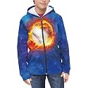 Coloranimal Unisex Girls Boys Long Sleeve Casual Hoodies &amp; Sweatshirts Tops Kids Zip Up Jacket Coat Age 6-16 Year