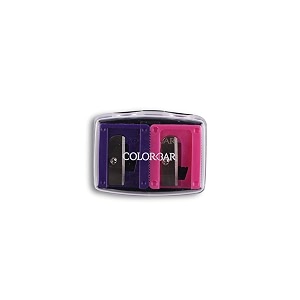 colorbar make your point dou cosmetic pencil sharpener ii sharpen thickest amp thinnest pencils with ease ii traps pencil debris